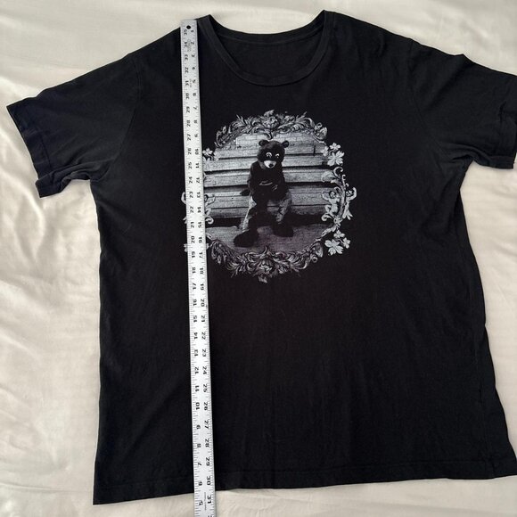 Kanye West Graduation Album (Dropout Bear) Black Graphic Tee. - Picture 4 of 4